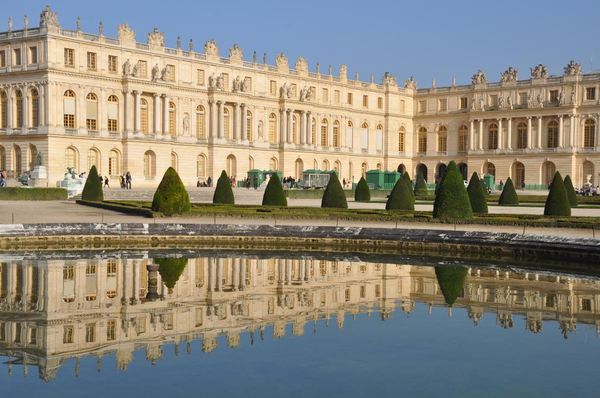 Versailles en France pendant les vacances