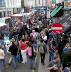 Le marché de Portobello à Notting Hill